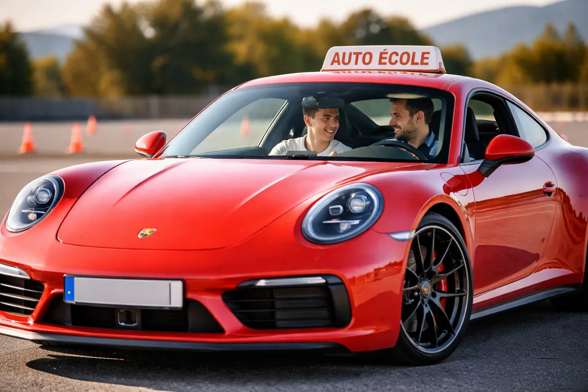 Peut-on passer son permis de conduire sur un véhicule de sport