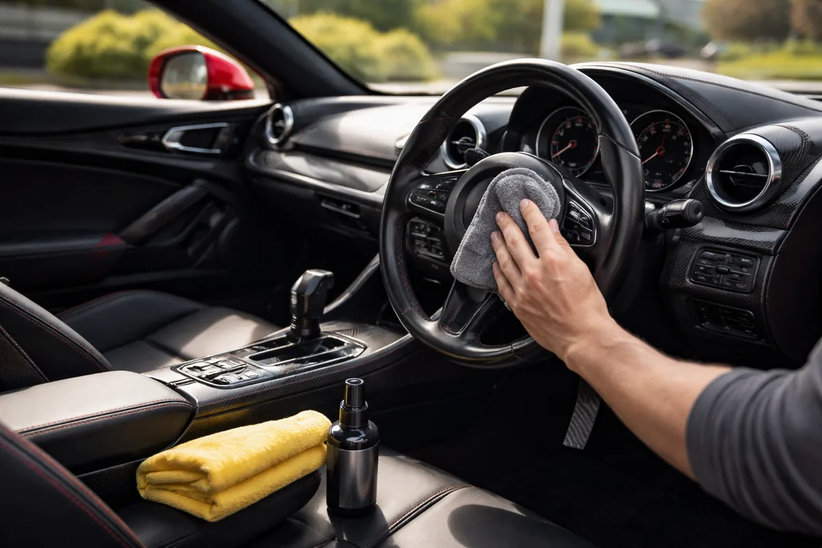Comment bien entretenir l'intérieur d'une voiture de passion